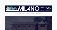 Desktop Screenshot of milanodevelopment.com